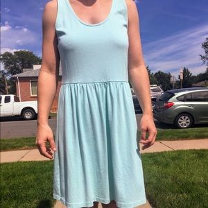 Jcrew teal summer dress
